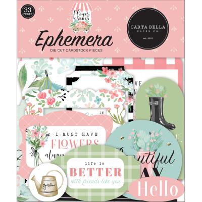 Carta Bella Flower Garden Die Cuts - Ephemera